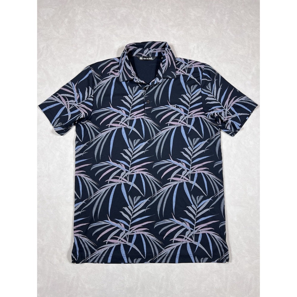 Travis Mathew Polo Shirt Size Medium Watersound Club Floral Golf Button Up